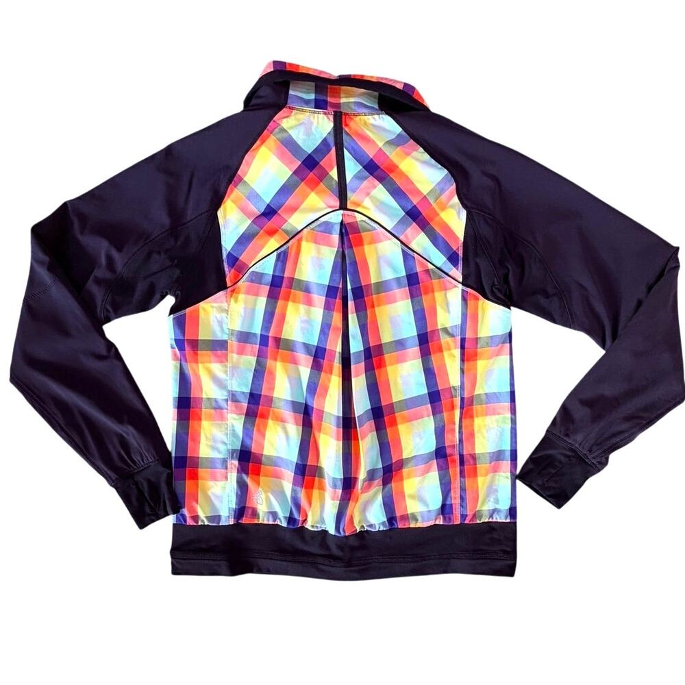 Rare Lululemon SeaWheeze Track Attack Jacket Rainbow Plaid Full Zip Size 4 / 6 - Picture 13 of 13